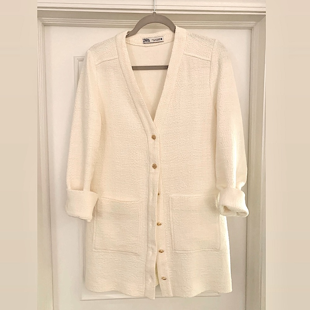 ❤️‍🔥FLASH SALE❤️‍🔥Zara textured blazer - Size M